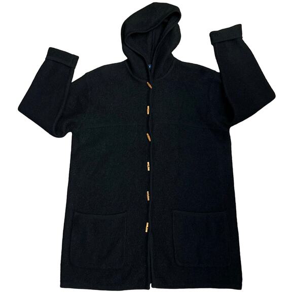 Vintage Karen Scott cardigan 100% Wool Wooden Toggle made Australia size large - Picture 4 of 16